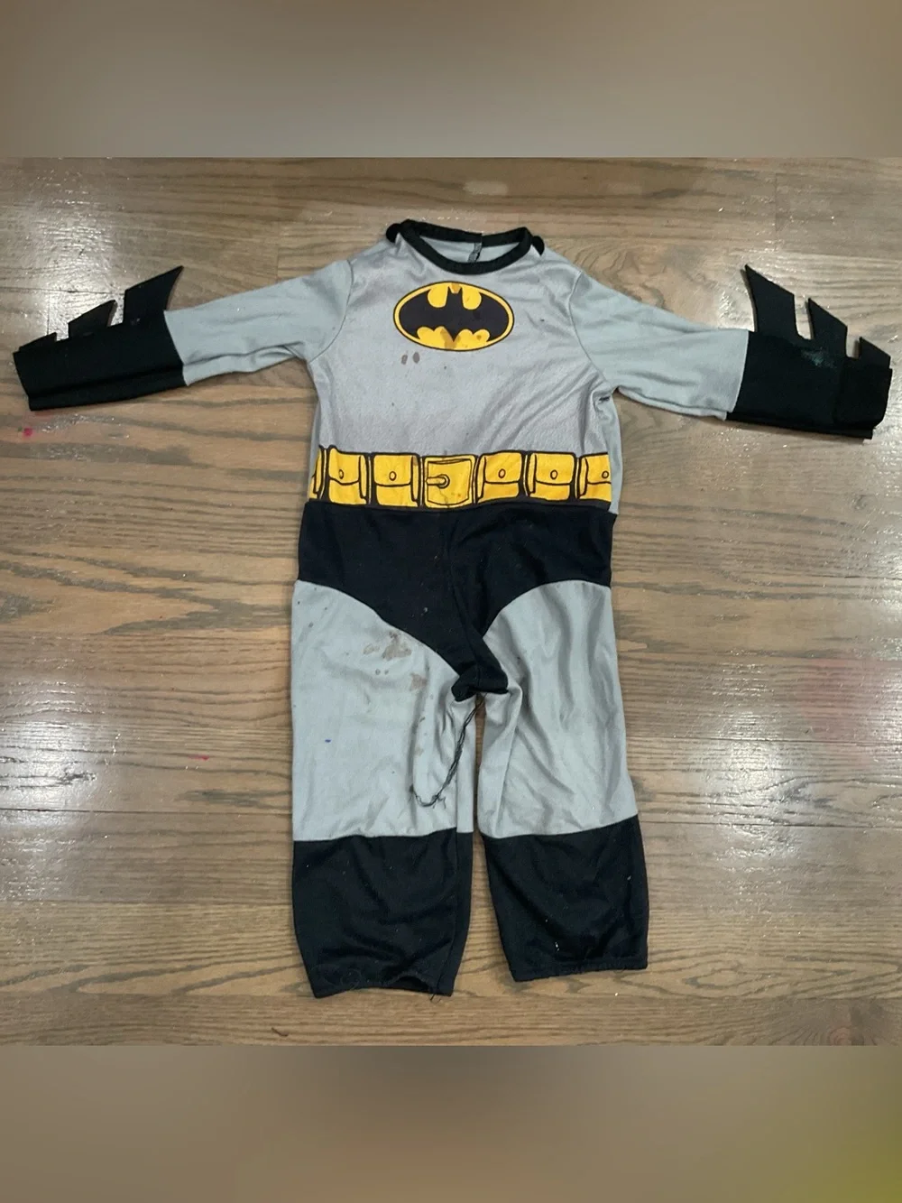 Batman Toddler Costume Set with Mask Good Condition